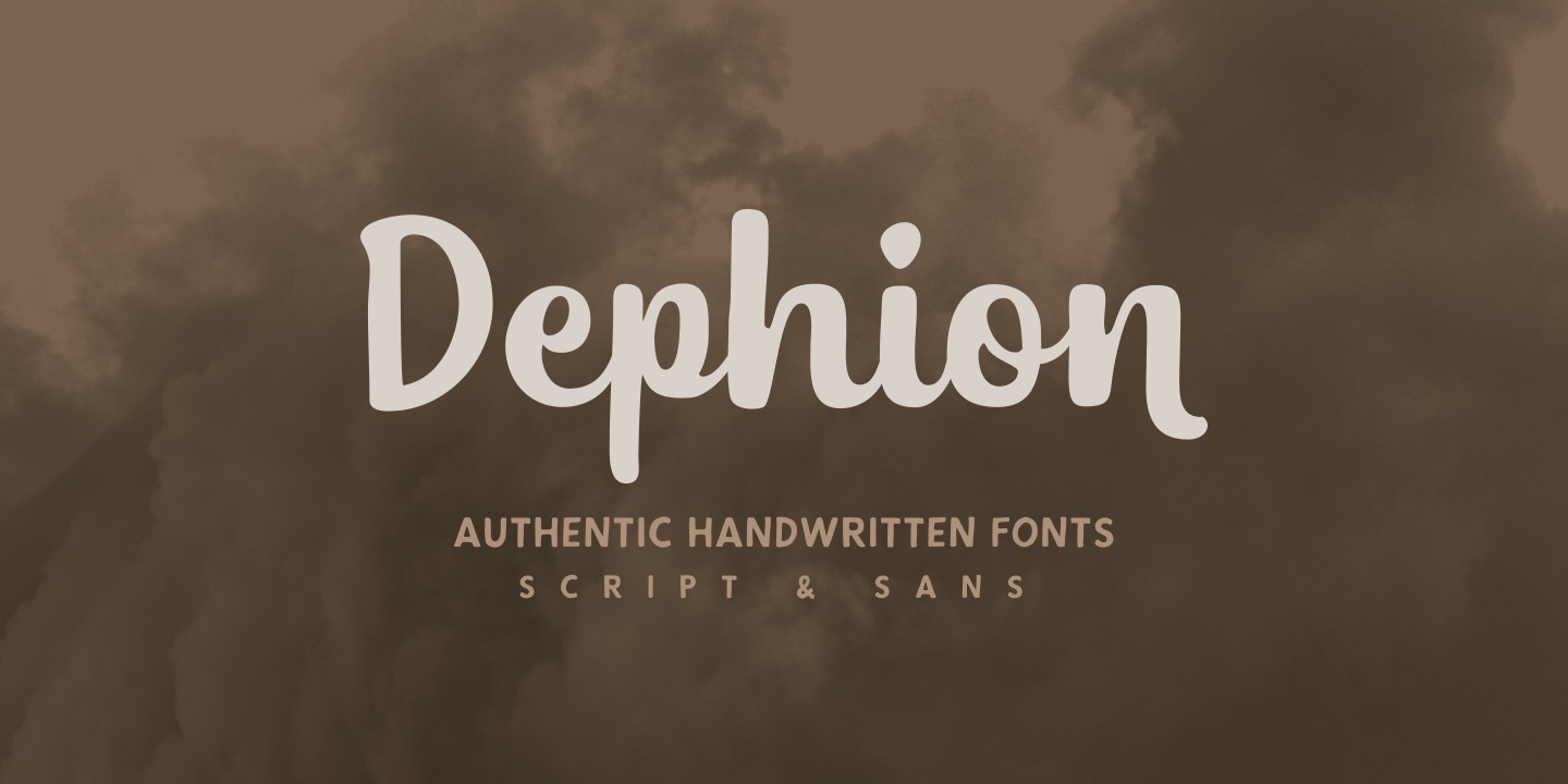 Dephion Sans Font preview